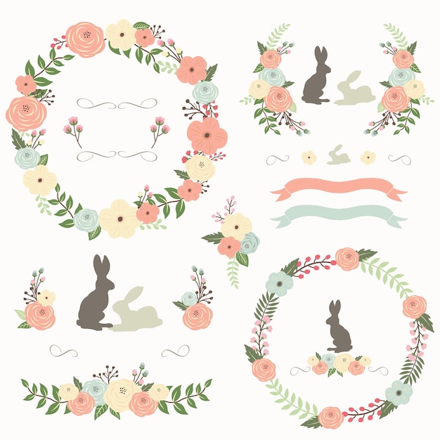 Floral Easter Collection Set