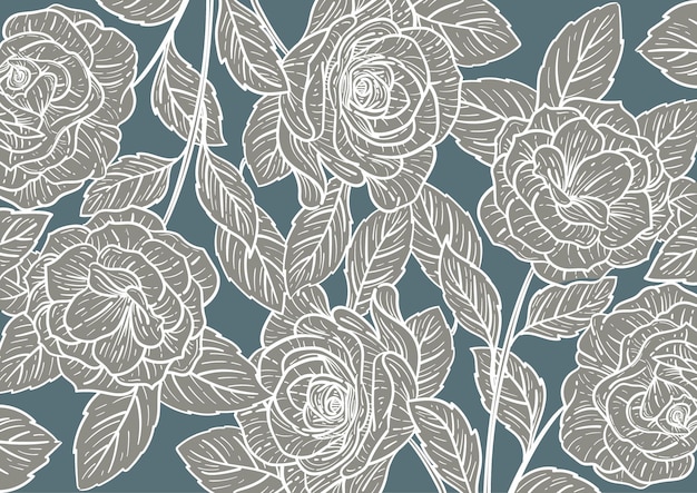 floral and flower background pattern