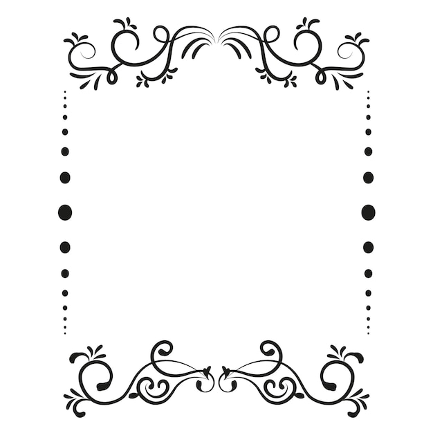 Floral frame elements