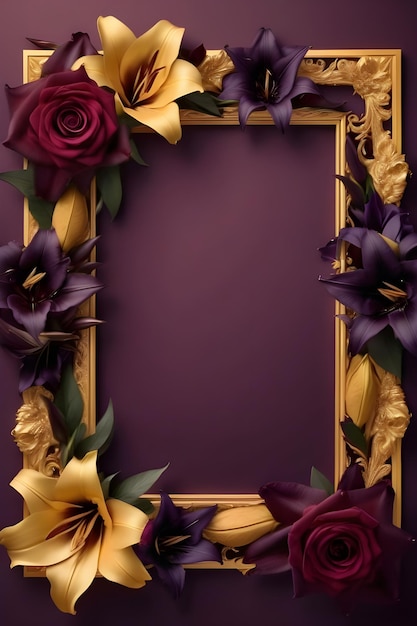 floral frame flower outline flower backgrounds greeting cards