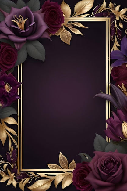 floral frame flower outline flower backgrounds