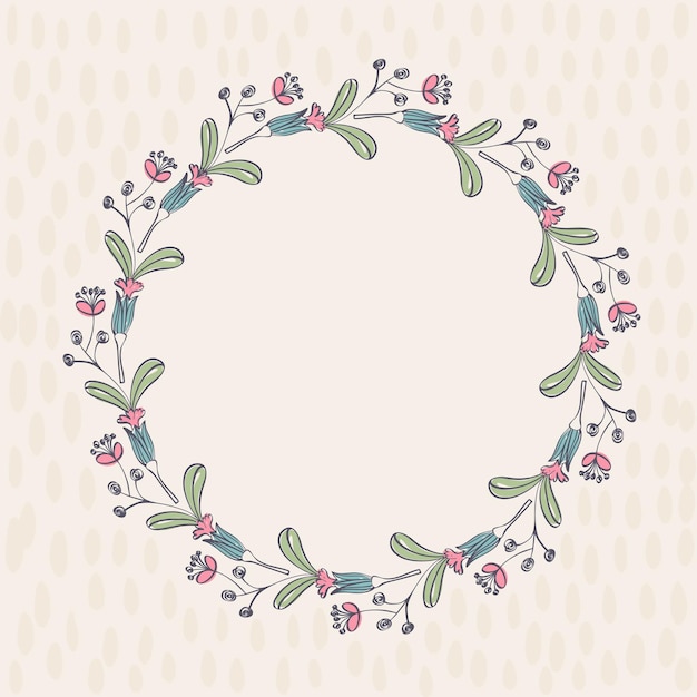 Floral frame