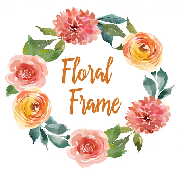 Floral frame 