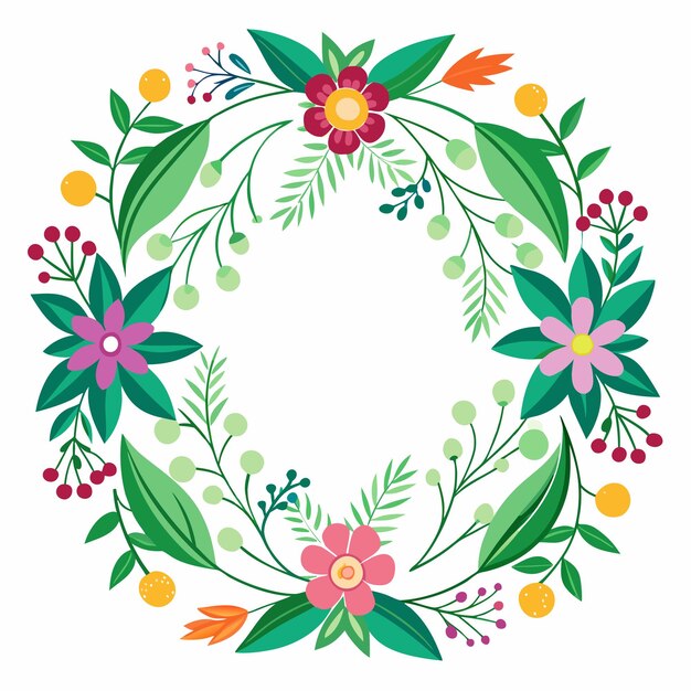 Floral frame