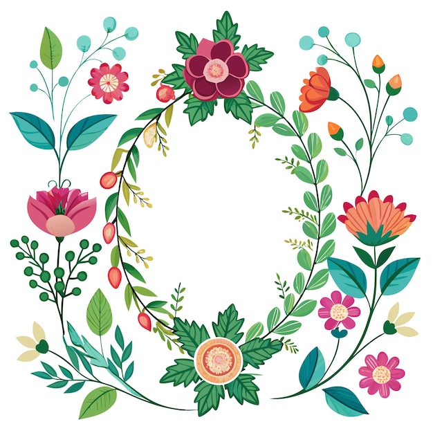 Floral frame