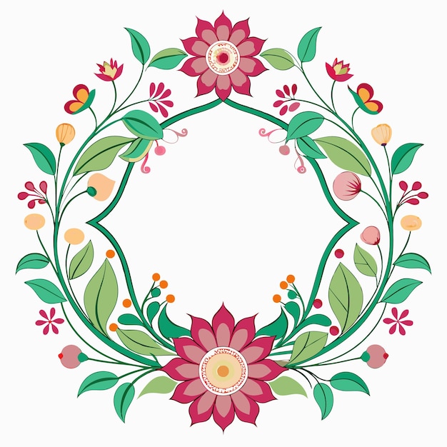 Floral frame