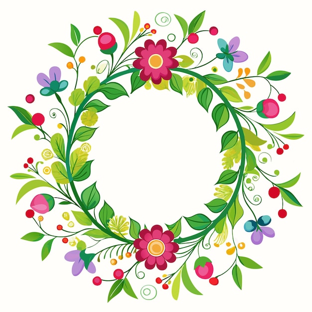 Floral frame