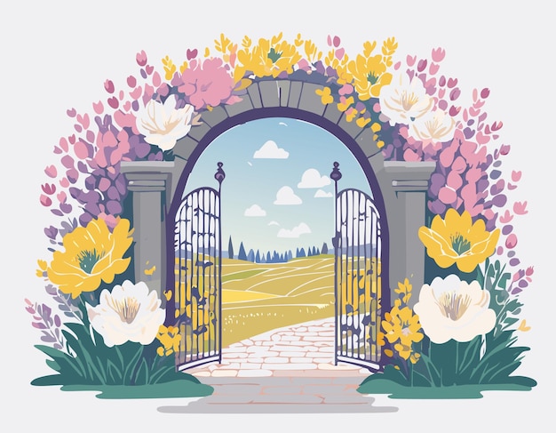 floral gate