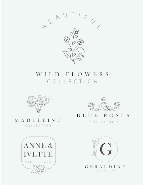 Floral Hand Drawn Logo