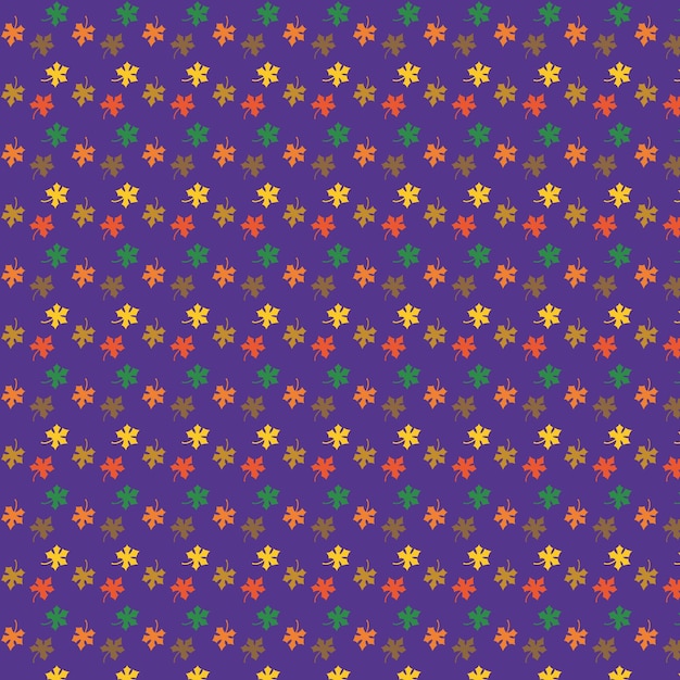 floral leaves pattern background