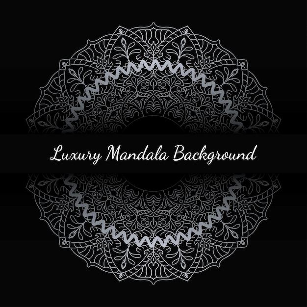 Floral luxury mandala background design