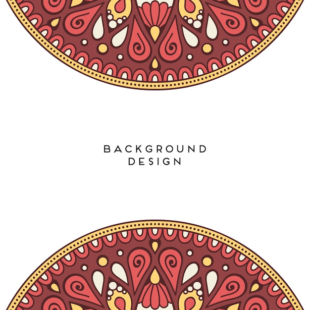 floral mandala background