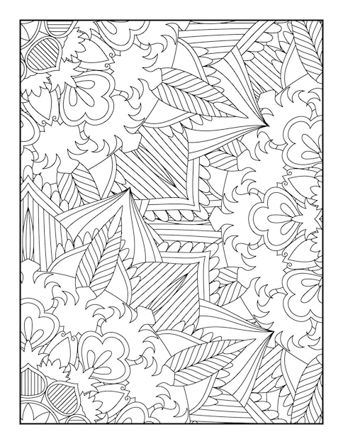 Floral Mandala Coloring Page Floral Coloring Book Floral Coloring Book For Teens