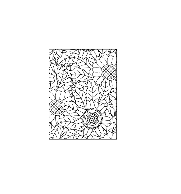 Floral Mandala Coloring Page