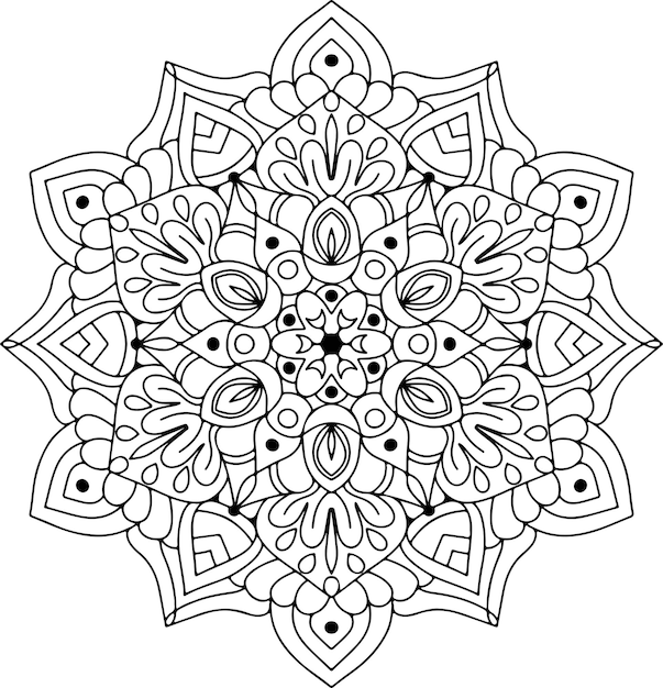 Floral Mandala design