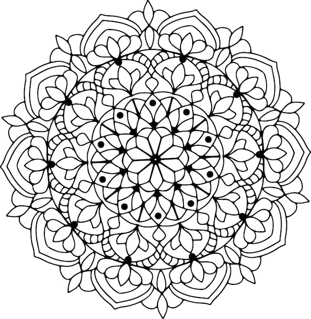 Floral Mandala design