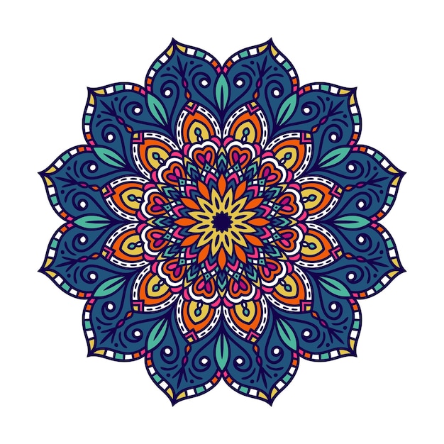 Floral mandala Mandala background