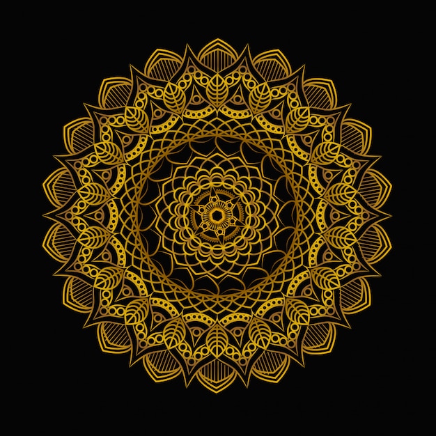 Floral mandala pattern