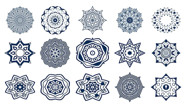 Floral Mandala Vector Pack Vintage Floral Mandala and luxury mandala Ornaments