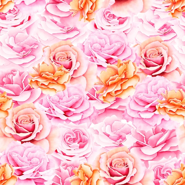 floral ornament seamless pattern