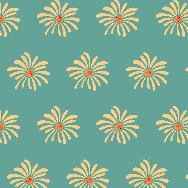 A floral pattern background, flat vector 