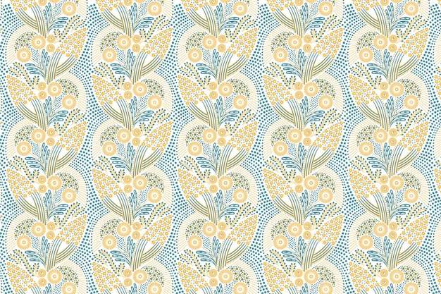 Vector a floral pattern by person