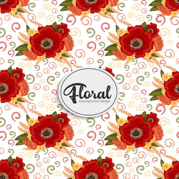 Floral pattern design