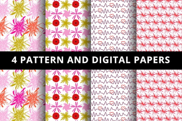 Vector floral pattern and digital paper
vector floral pattern and digital paper