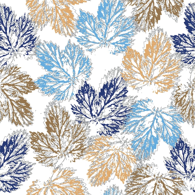 Floral pattern on tie dyeing background