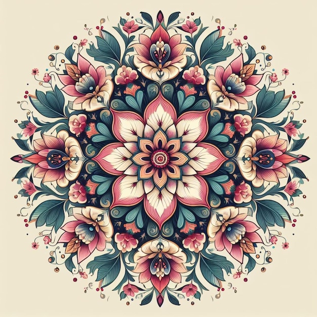 floral print vector illustration