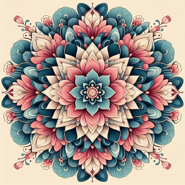 Floral print vector illustration