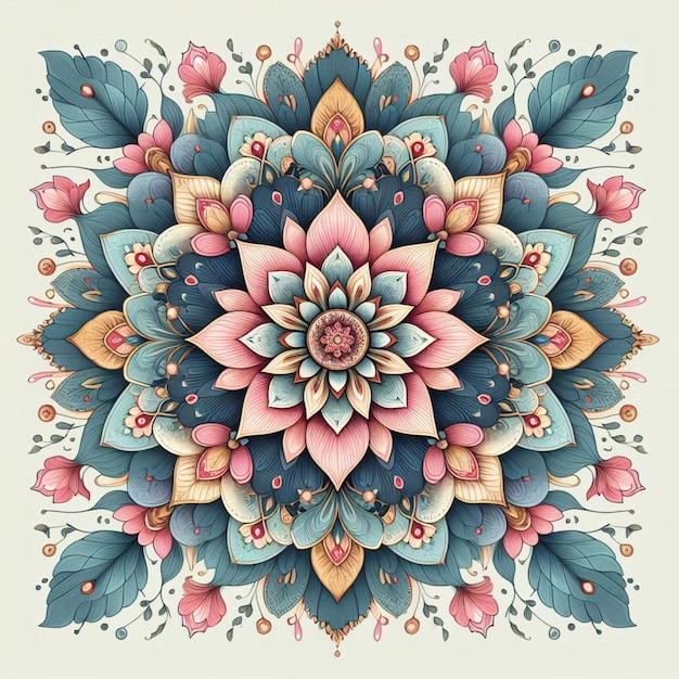 Floral print vector illustration