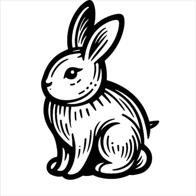 Floral Rabbit Svg