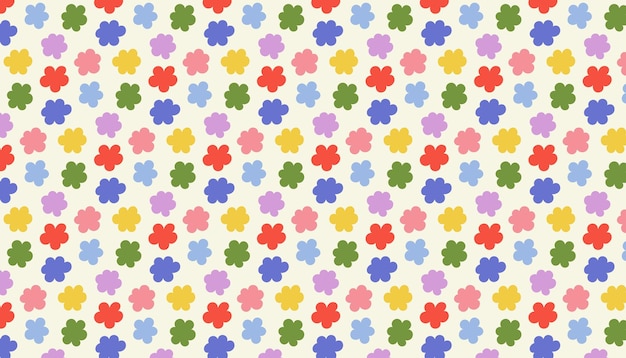 Floral retro pattern