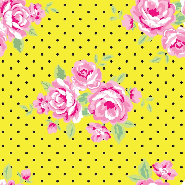 Floral seamless background for fashion prints. Ditsy print.