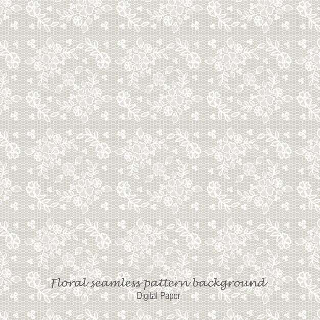 Floral Seamless Pattern Background - Digital Paper