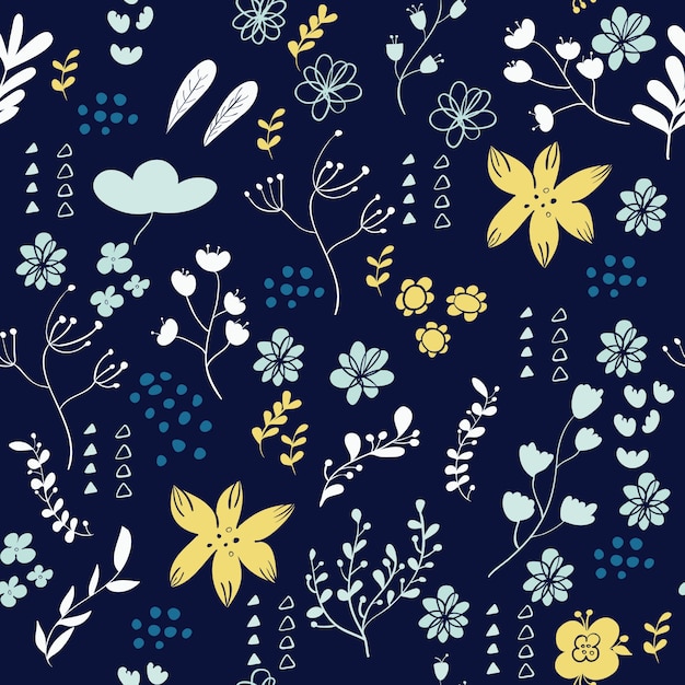 Floral seamless pattern design