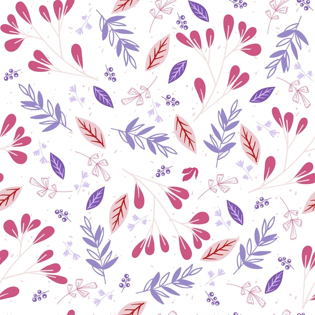 floral seamless pattern Natural background with colorful painted flowers