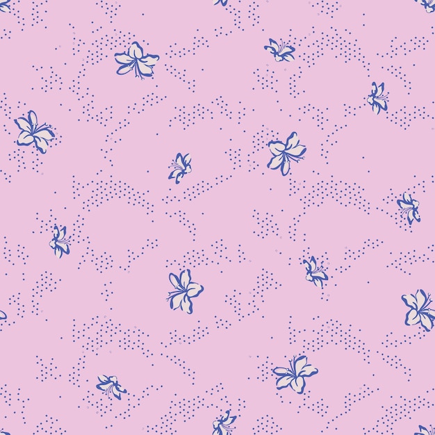 Floral seamless pattern. Vector illustration.