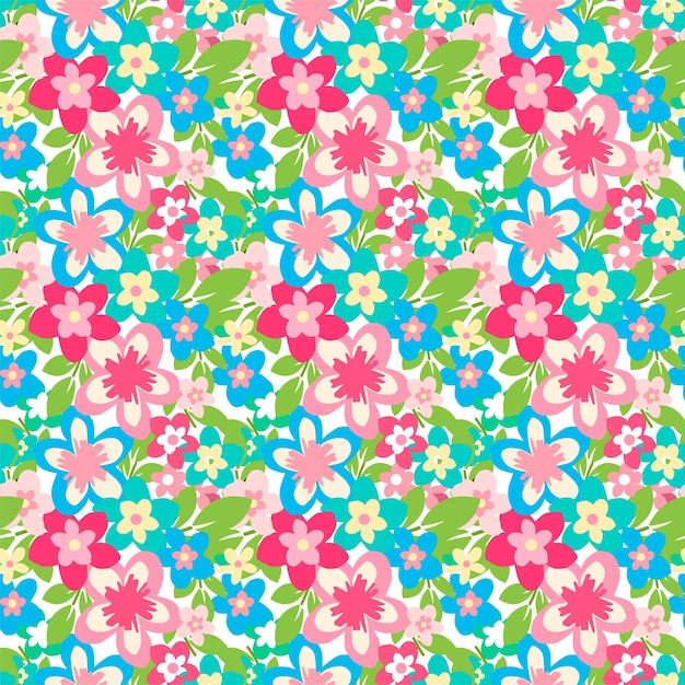 Floral seamless pattern vector