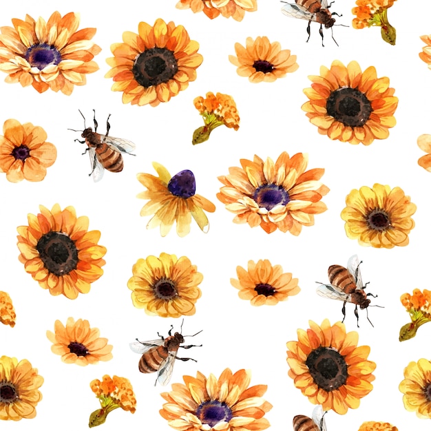 Floral seamless pattern.   