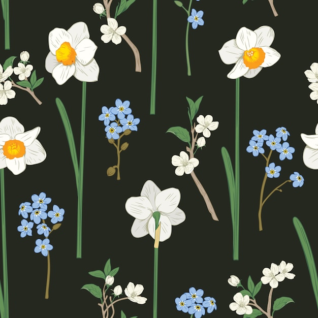 Floral seamless pattern