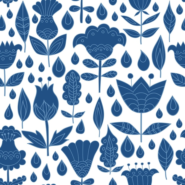 Floral seamless pattern