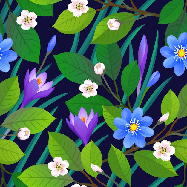 Floral seamless pattern