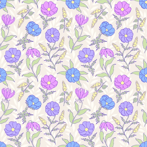 Floral seamless pattern