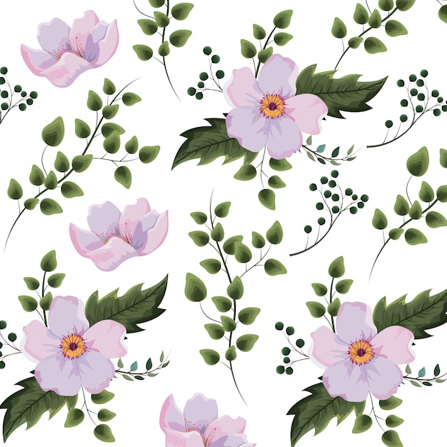 Floral spring background