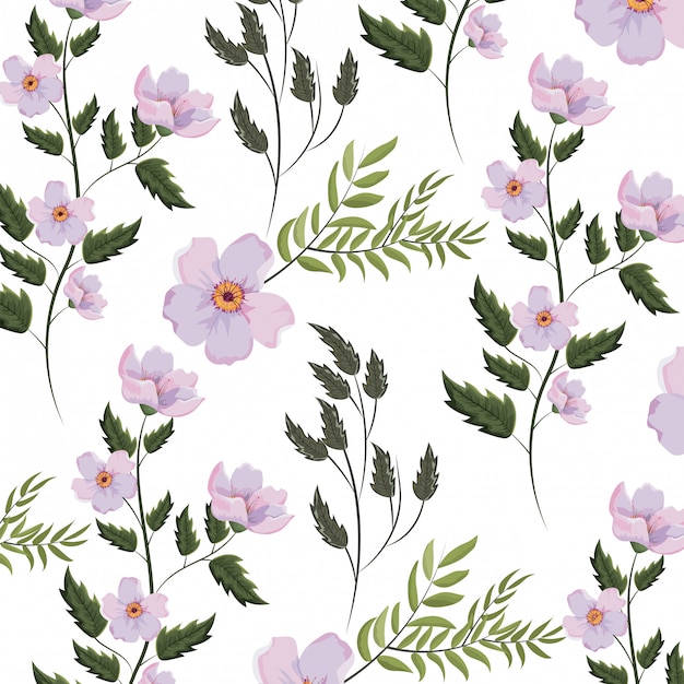 Floral spring background