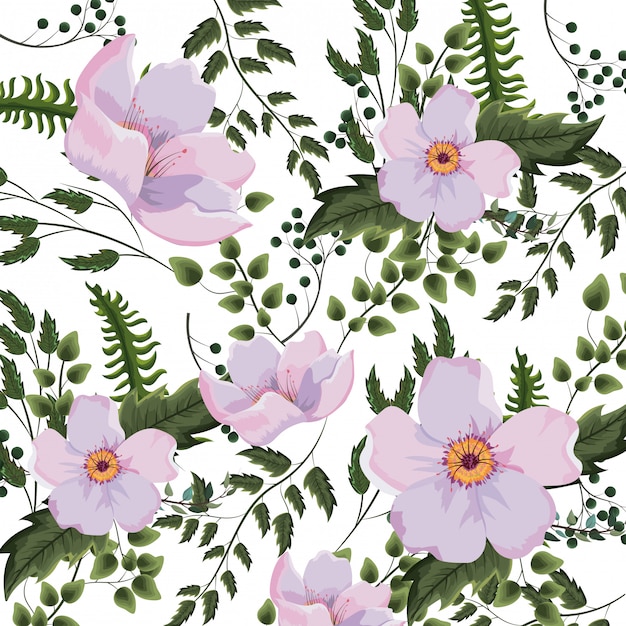 Floral spring background