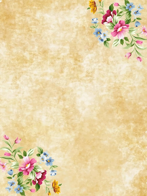 Vector floral vector background