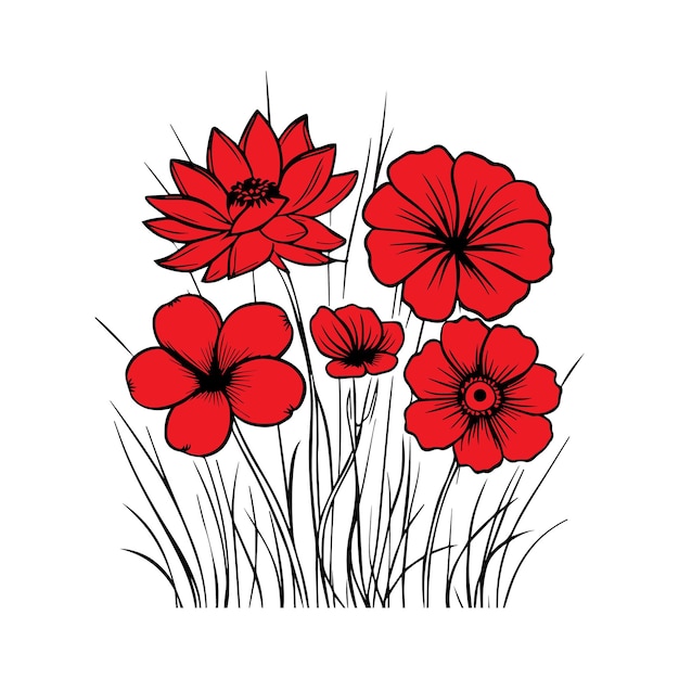 floral vector design illustrator art image design